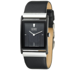 Citizen Eco-Drive Black Ion-Plated Leather Strap Watch