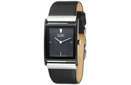 Citizen Eco-Drive Black Ion-Plated Leather Strap Watch